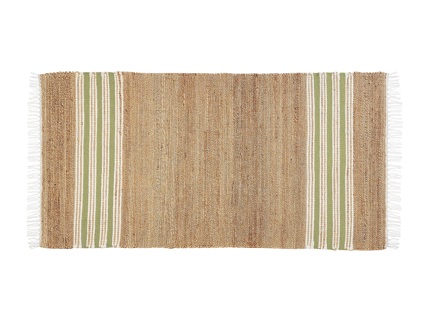 Tapis MIRZA Vert olive 80 x 150 cm Jute