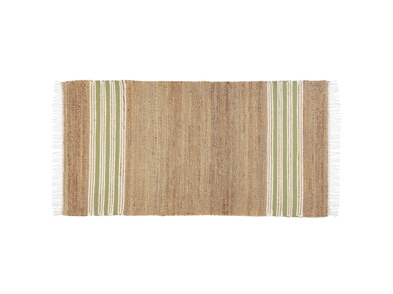 Tappeto MIRZA 80 x 150 cm Iuta Verde oliva