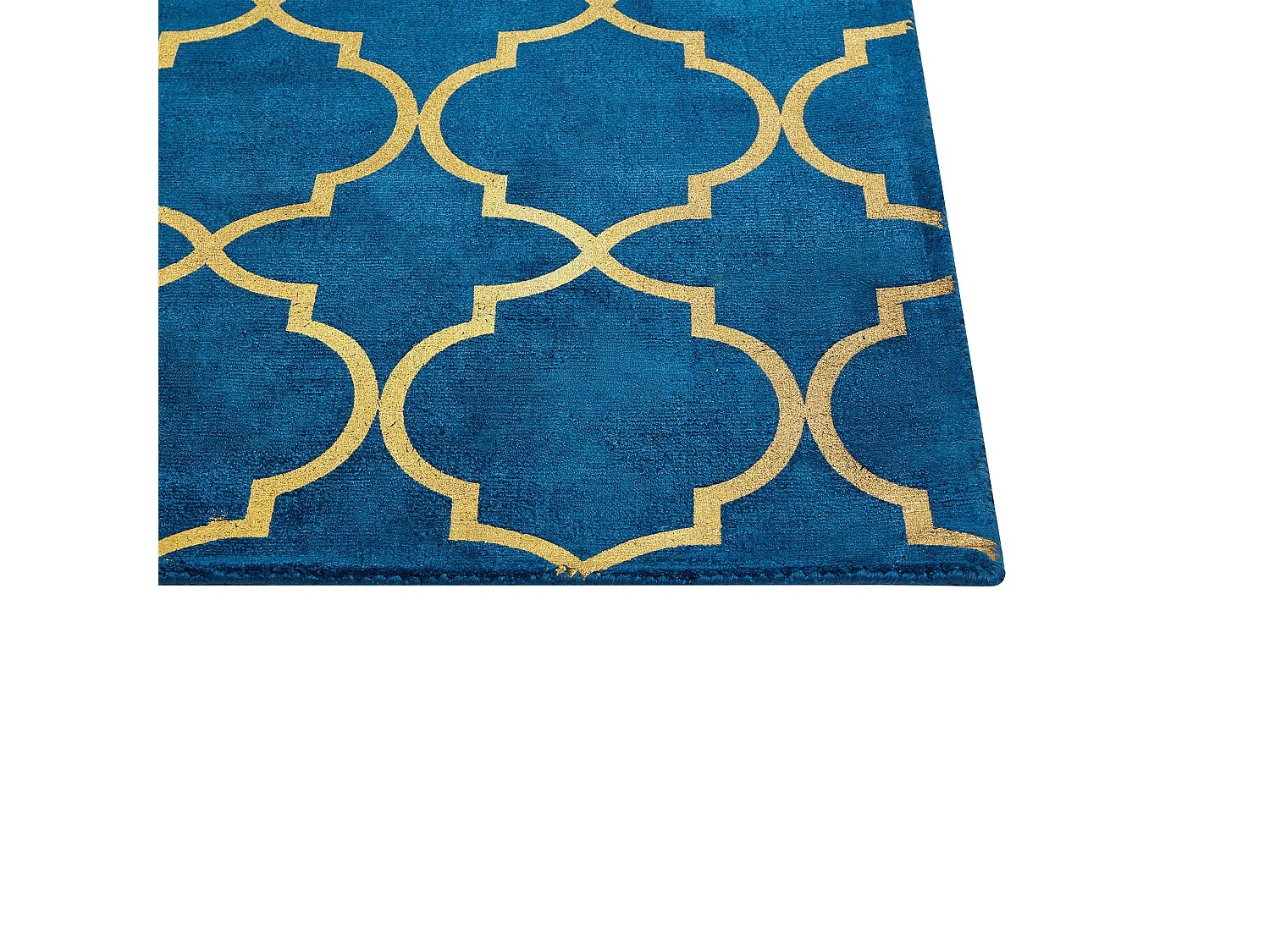 Tapis YELKI Bleu 140 x 200 cm Soie artificielle