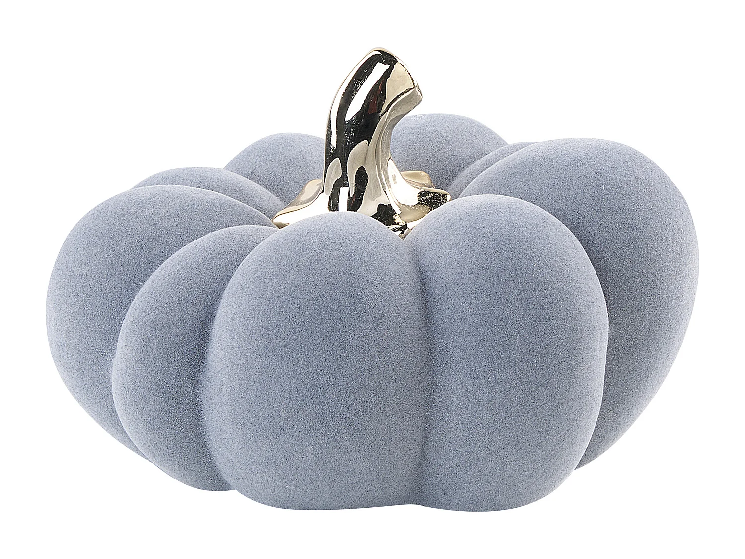 Lot de 2 figurines Citrouille KATERINIS Velours Gris