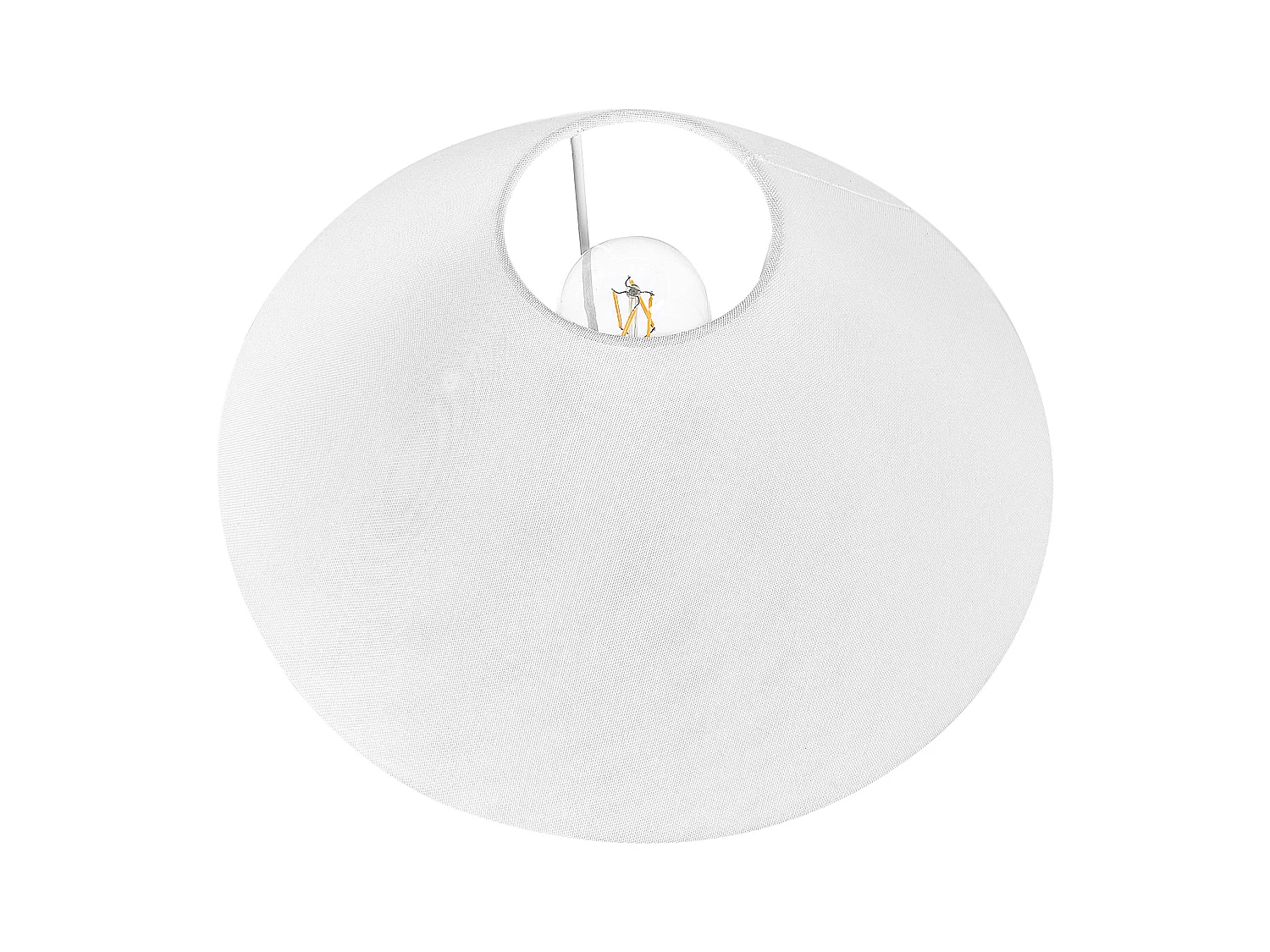 Nachttischlampe aus Keramik Weißer Schirm Handgefertigte Leuchte Beige und Blau Luchetti