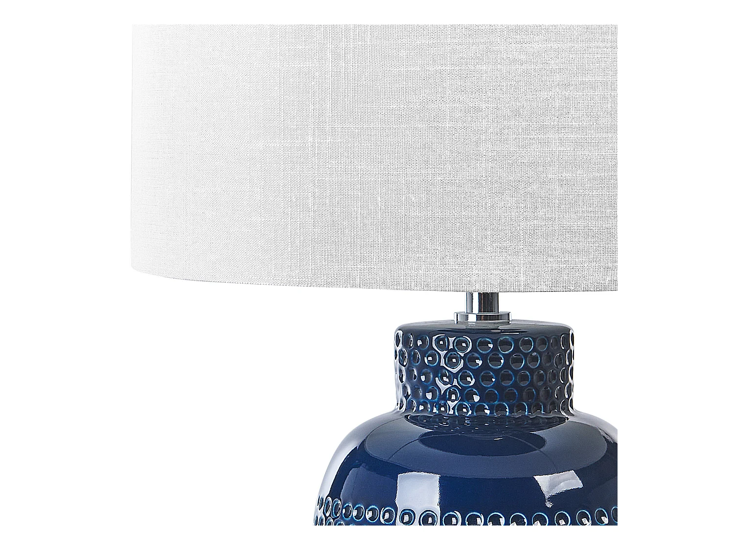 Lampada da tavolo PERLIS Ceramica Blu marino