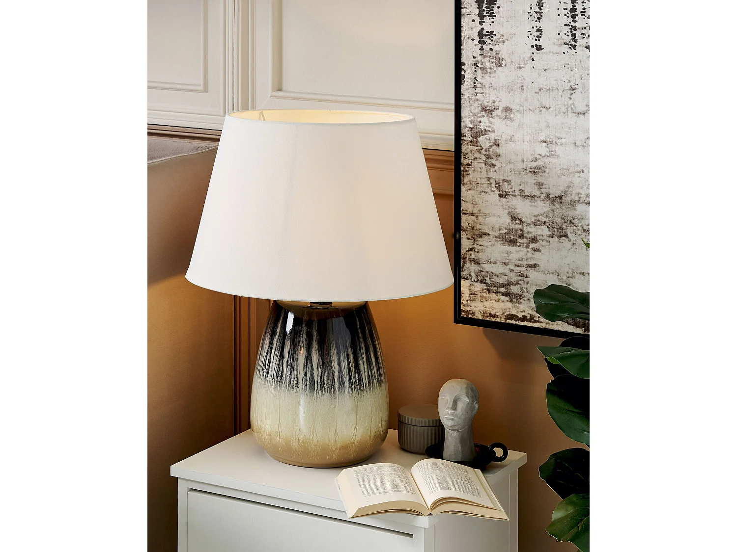 Lampe à poser CIDRA Céramique Multicolore