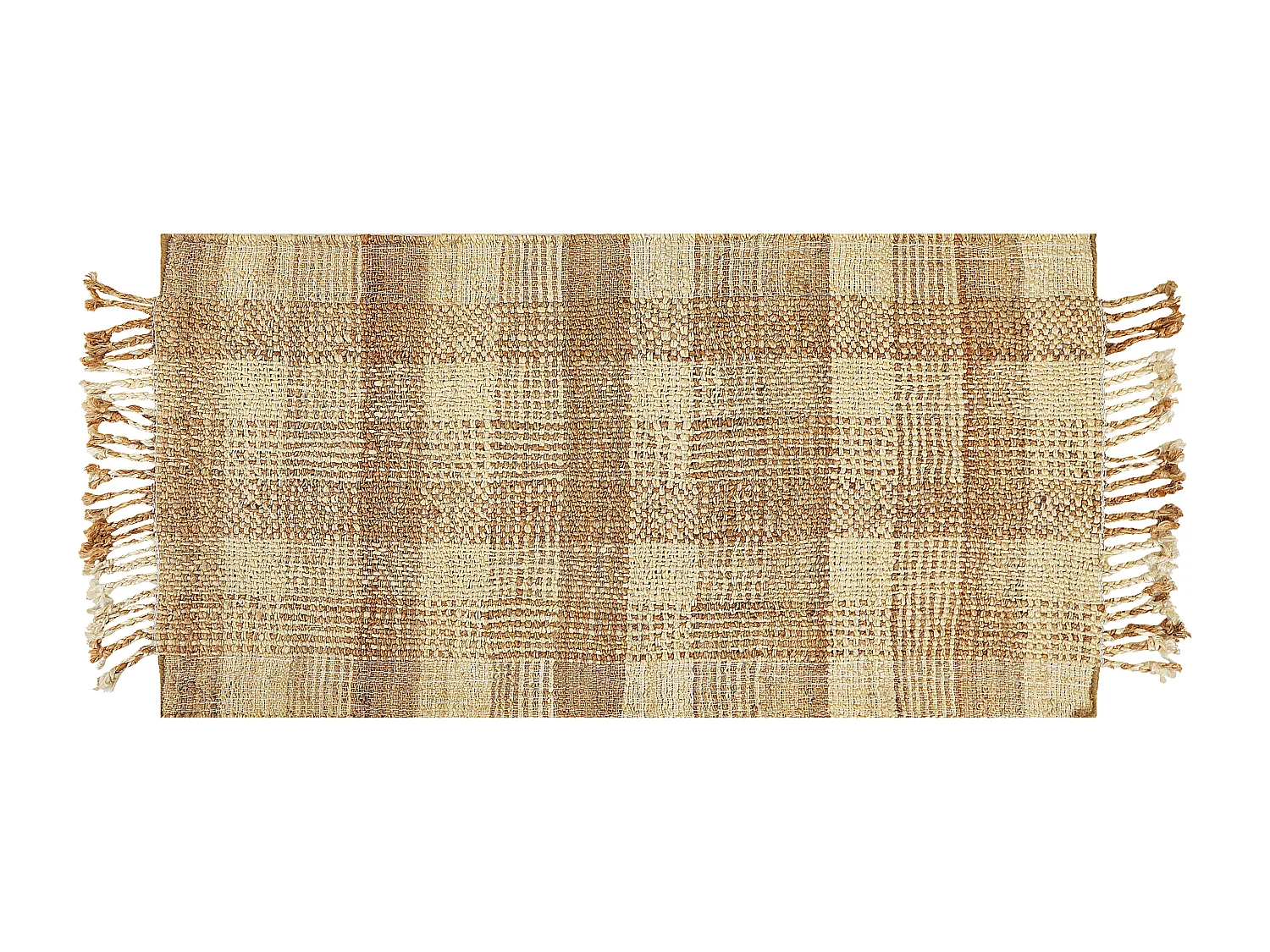 Dywan z juty 80 x 150 cm beżowy BERISSA