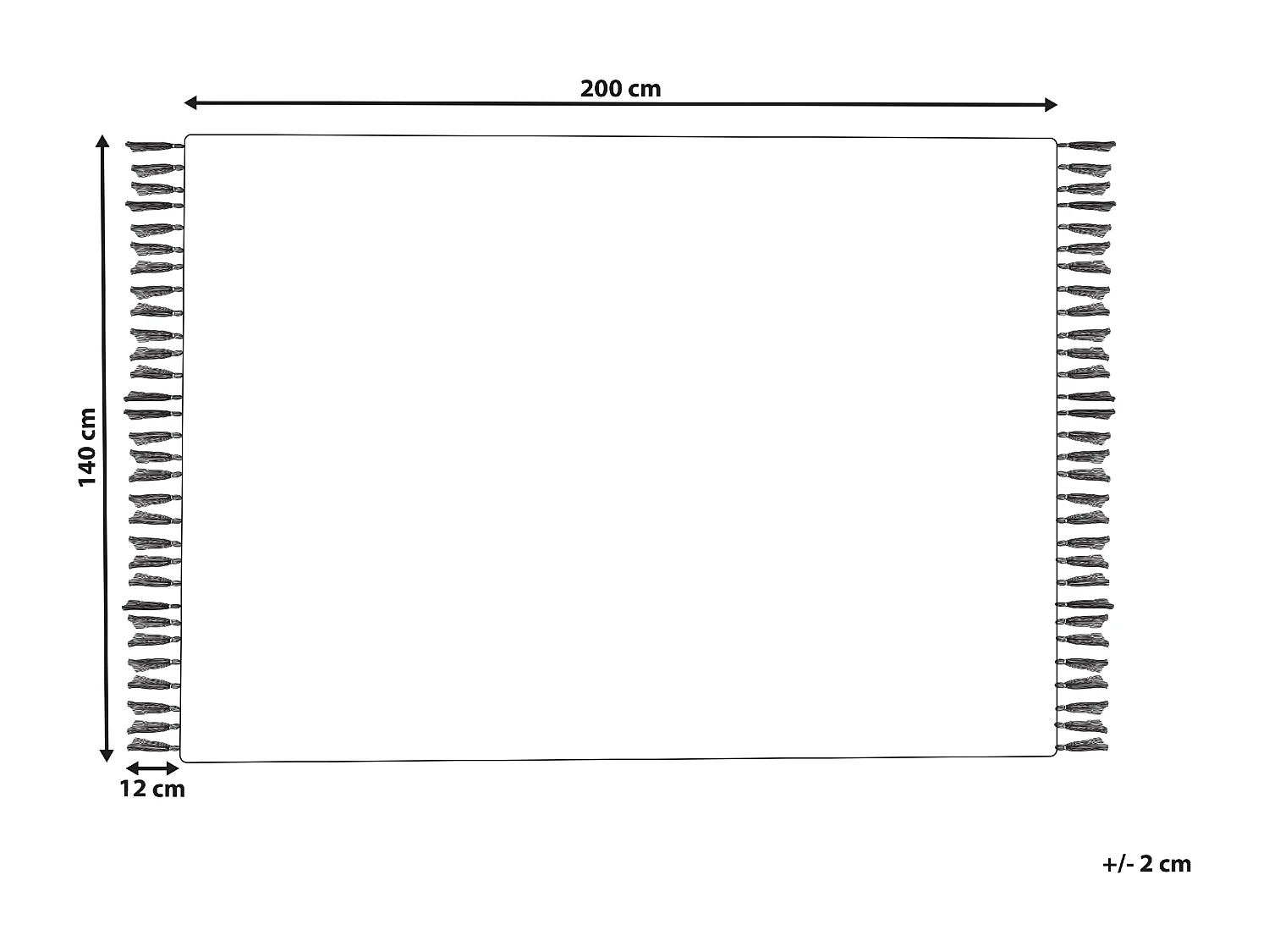 Outdoor Teppich hellgrau / weiss 140 x 200 cm Streifenmuster Kurzflor BADEMLI