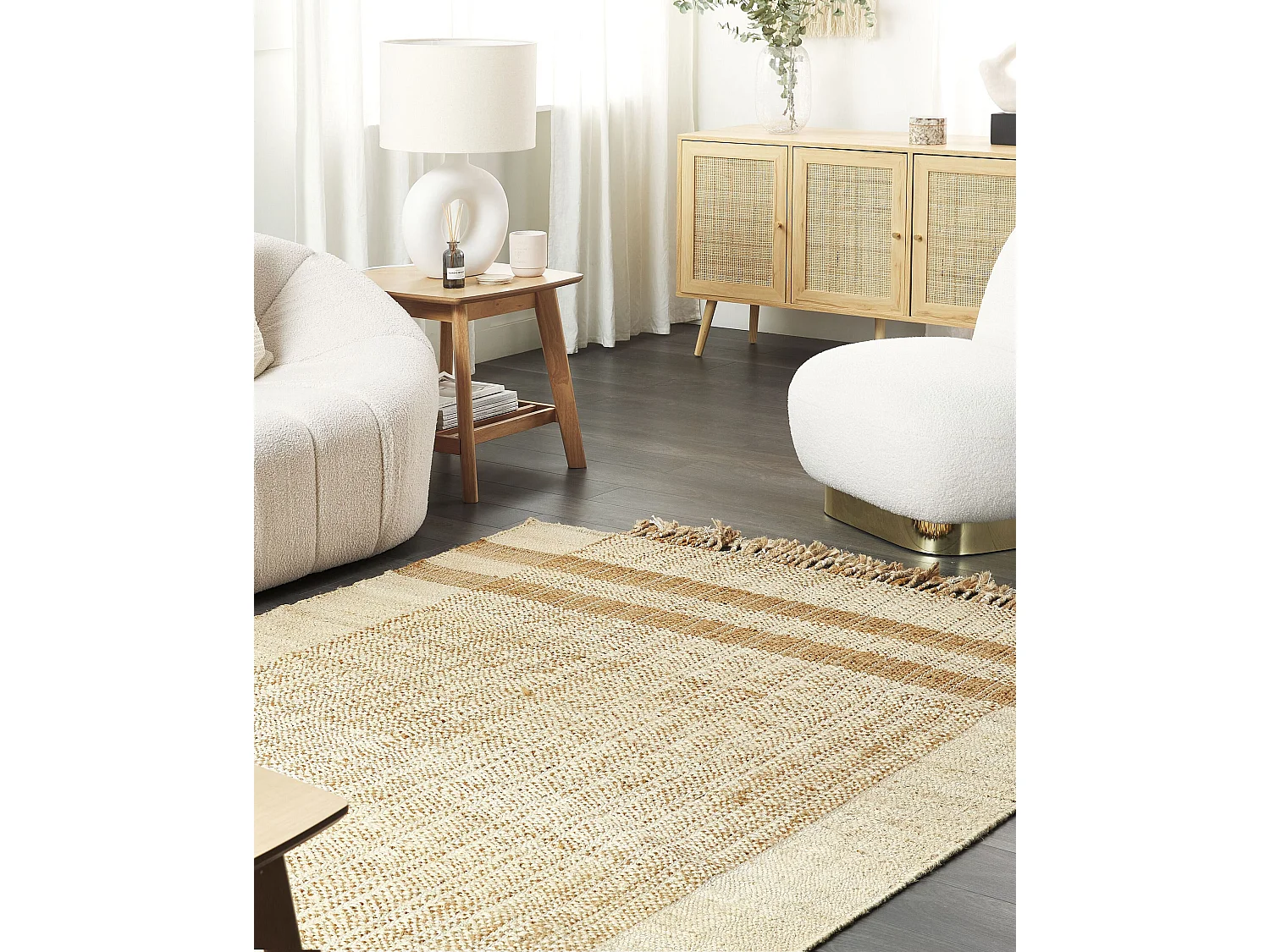 Tapis ORTAOBA Beige 160 x 230 cm Jute