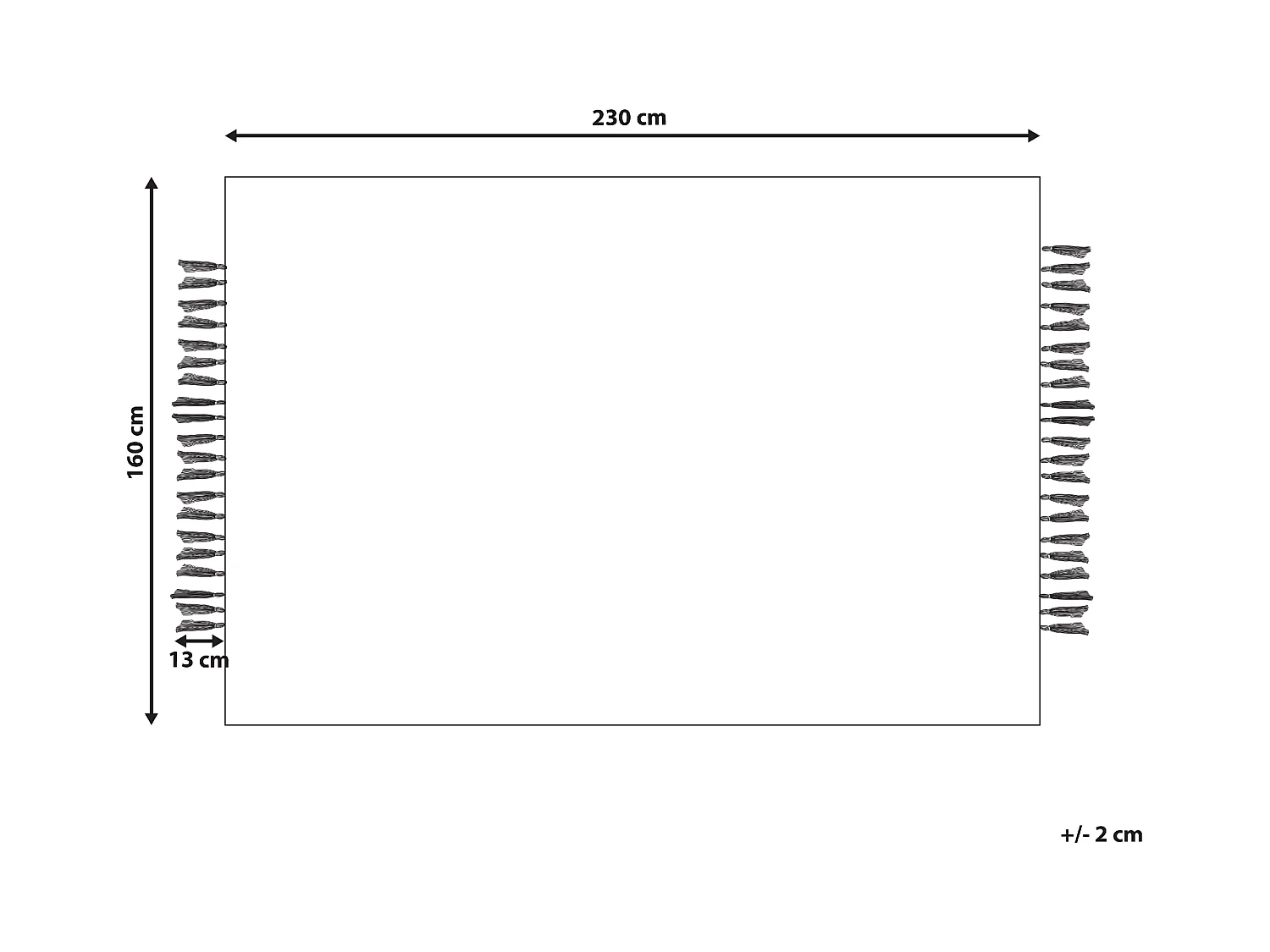 Tapis KARKIN Beige 160 x 230 cm Jute