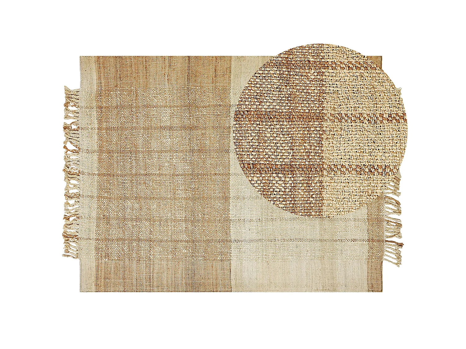 Tapis KARKIN 160 x 230 cm Jute Beige