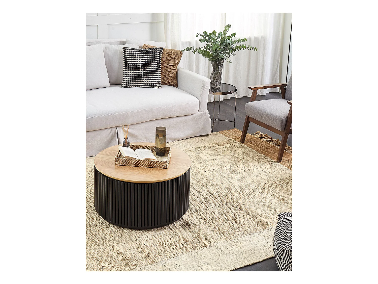 Tapis DEDEMLI Beige 200 x 300 cm Jute