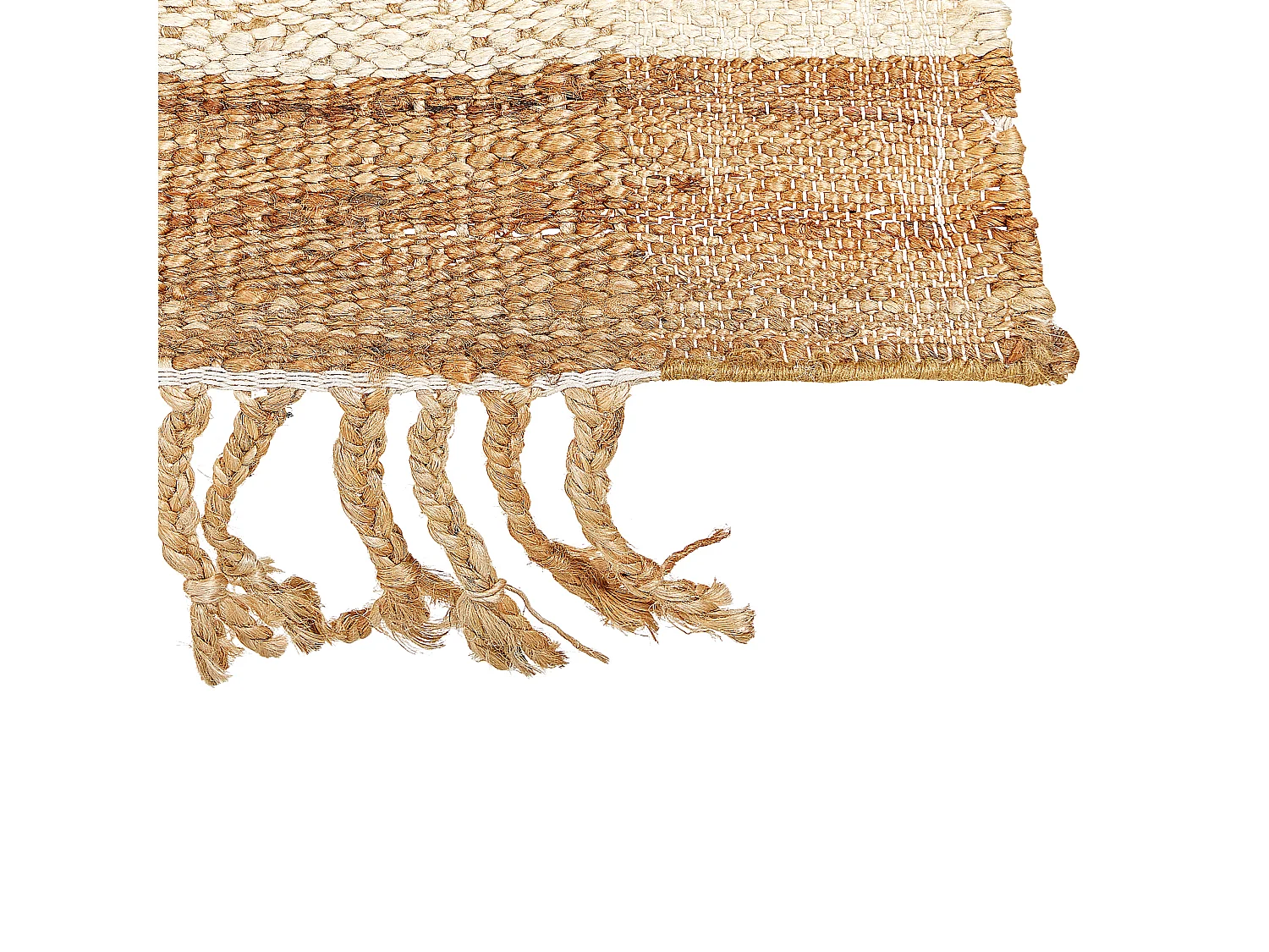 Vloerkleed DEDEMLI 200 x 300 cm Jute Beige