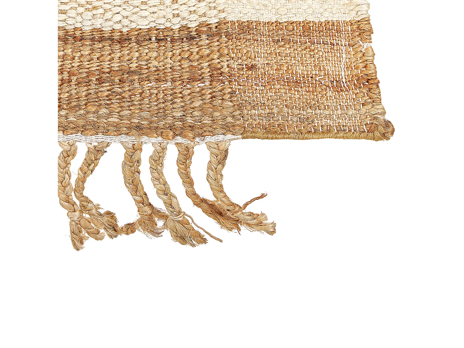 Vloerkleed DEDEMLI 200 x 300 cm Jute Beige