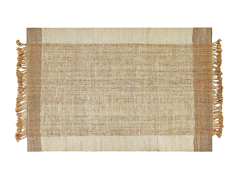 Vloerkleed DEDEMLI 200 x 300 cm Jute Beige