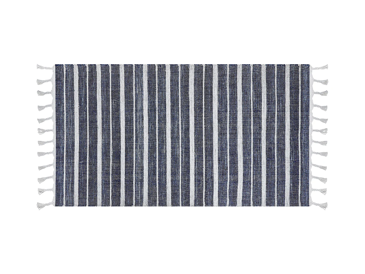 Vloerkleed synthetisch blauw 80 x 150 cm BADEMLI