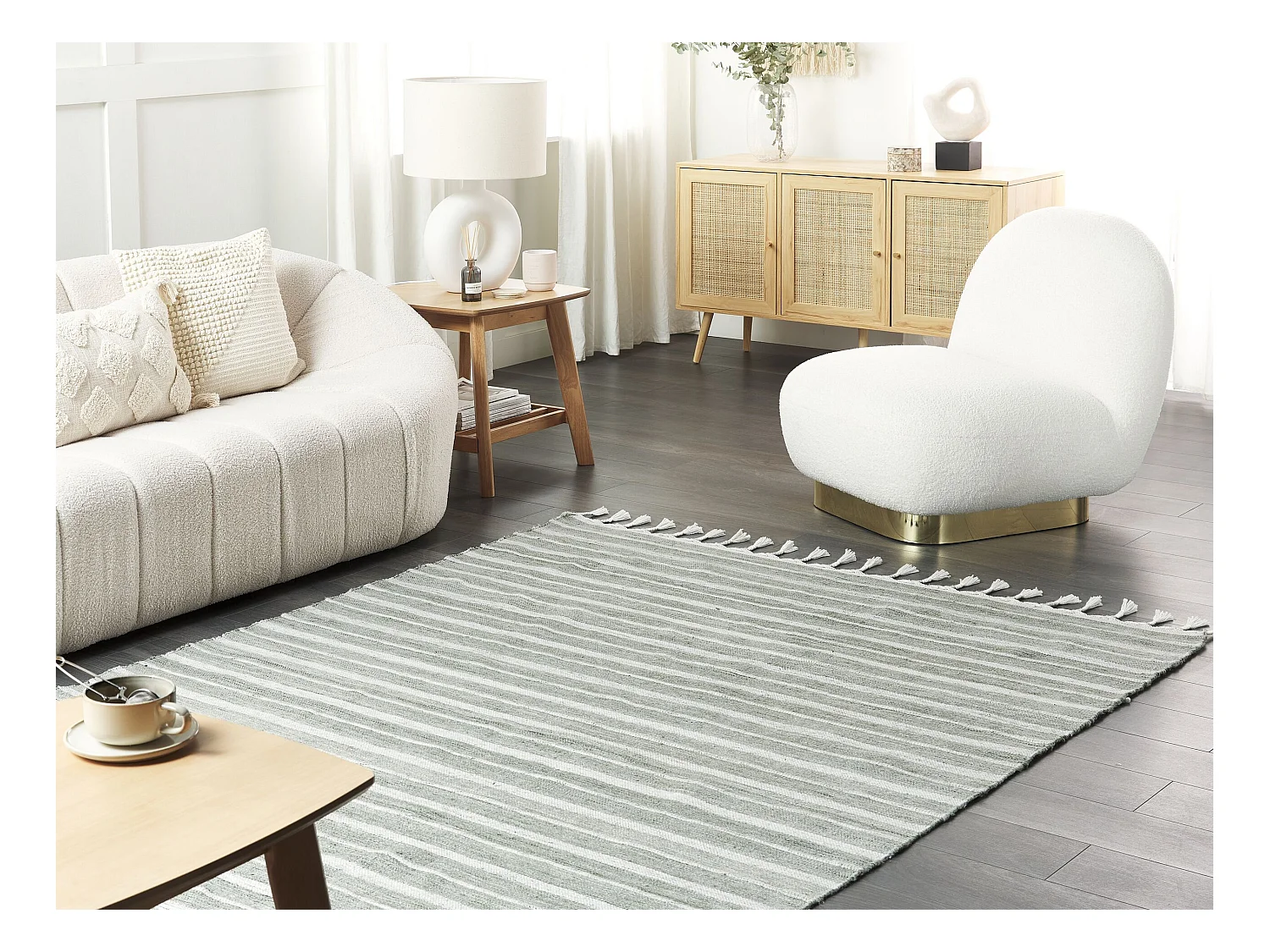 Tapis BADEMLI Vert foncé 140 x 200 cm