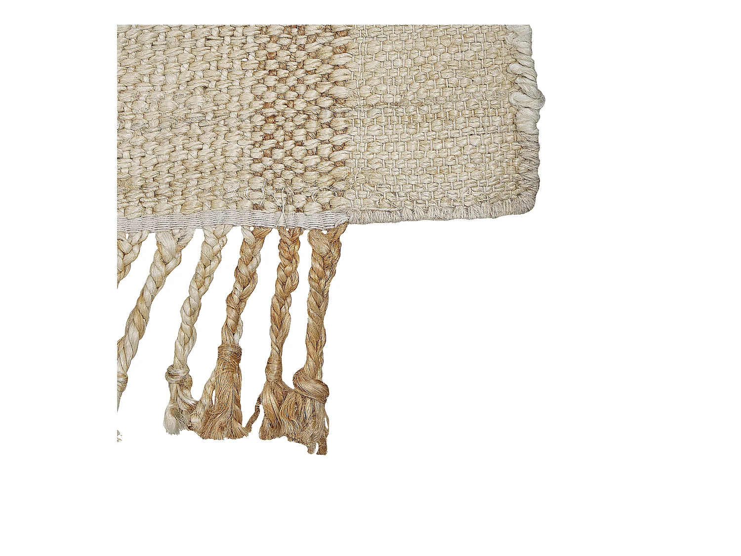 Alfombra YELMEZ 140 x 200 cm Yute Beige