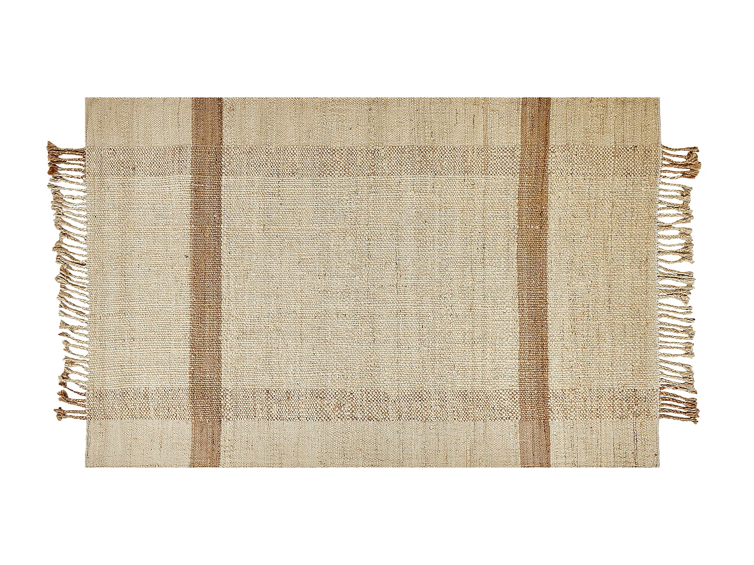 Tapis YELMEZ Beige 140 x 200 cm Jute
