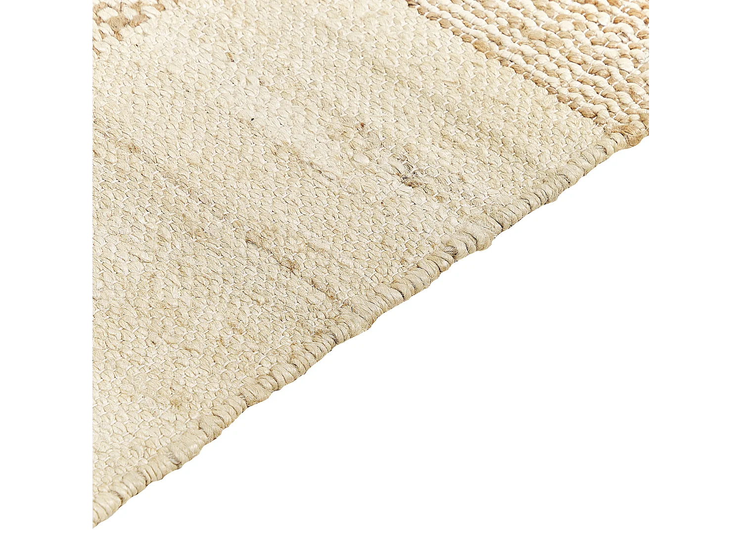Tapete HAMZALAR 160 x 230 cm Juta Creme