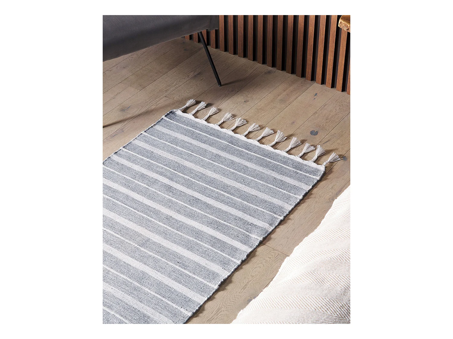 Dywan 80 x 150 cm jasnoszary BADEMLI