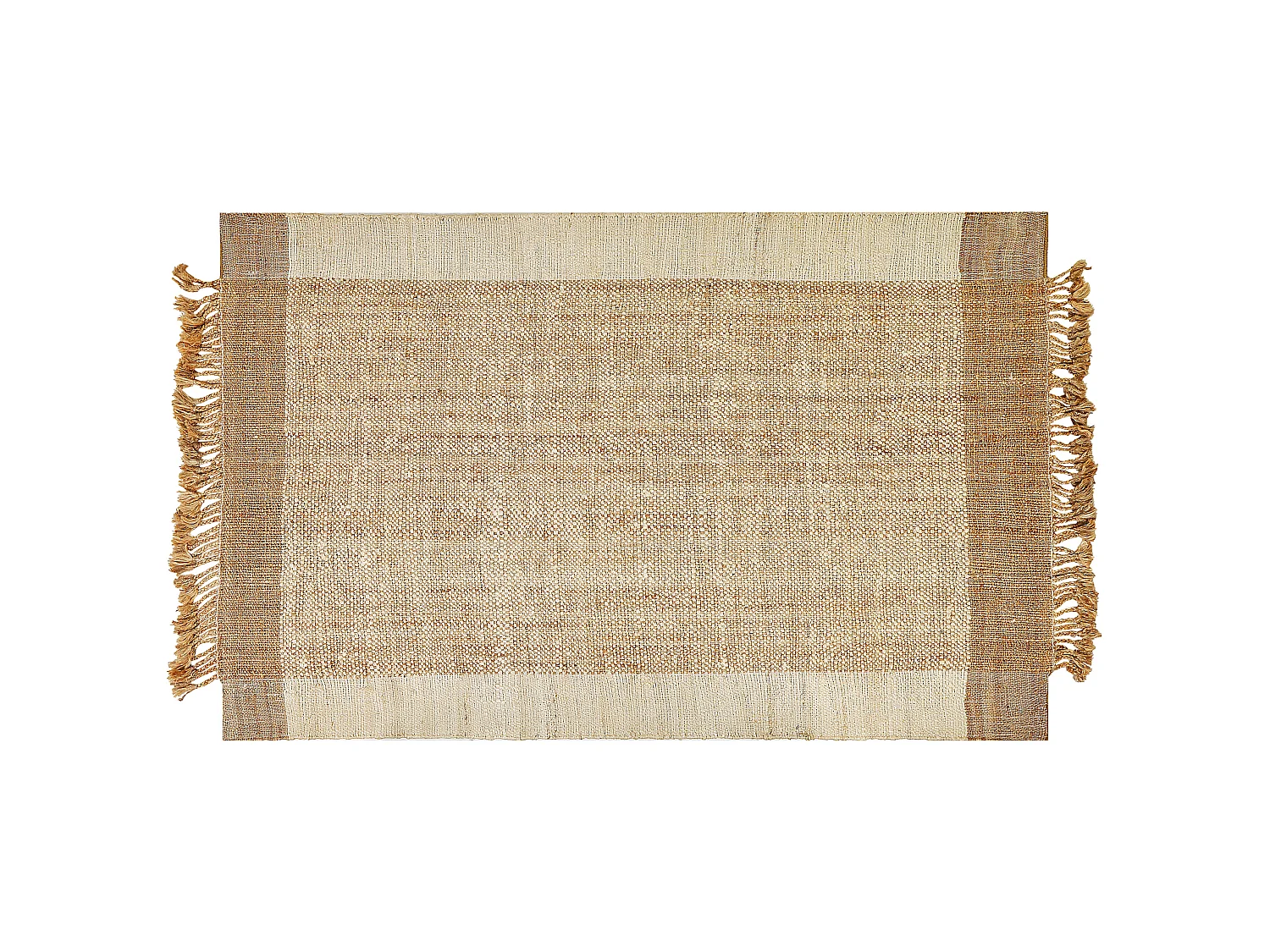 Tapis DEDEMLI 160 x 230 cm Jute Beige