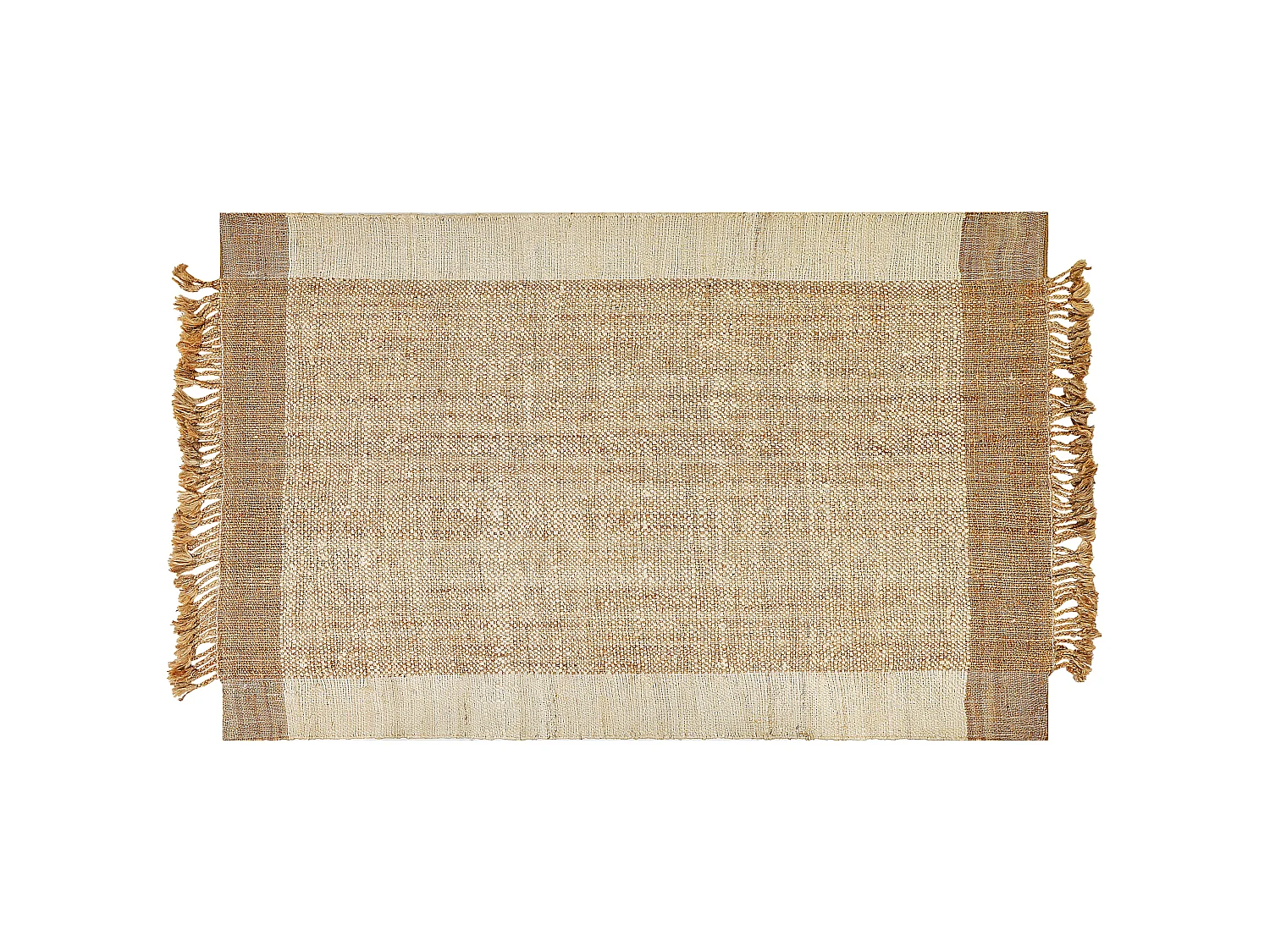 Tapis DEDEMLI 160 x 230 cm Jute Beige
