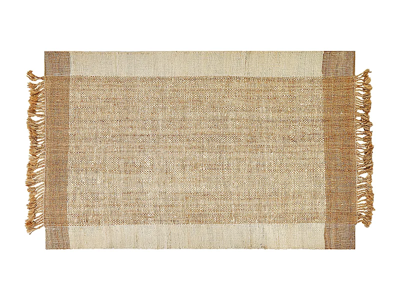Vloerkleed DEDEMLI 160 x 230 cm Jute Beige