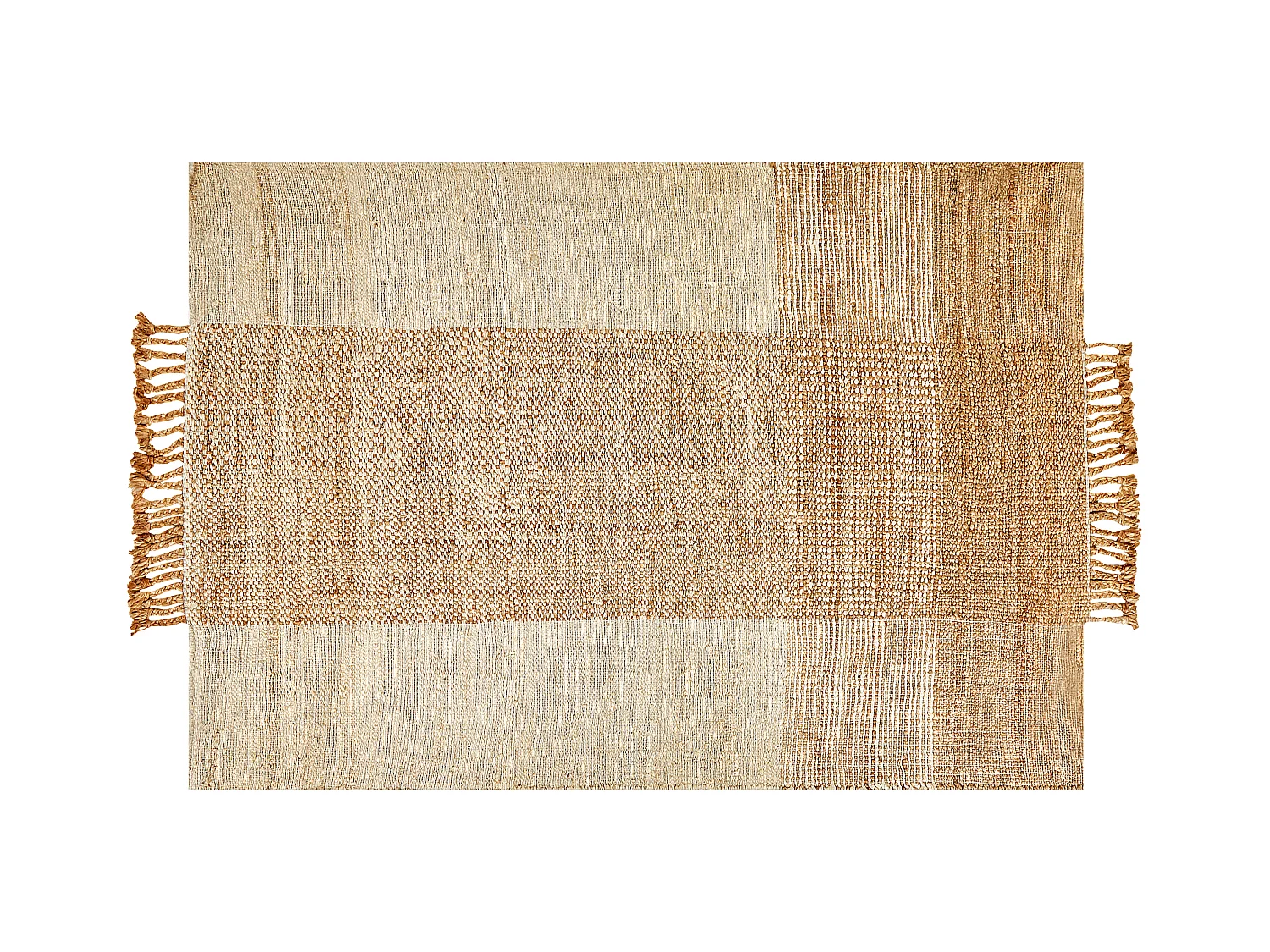 Alfombra HAMZALAR 140 x 200 cm Yute Beige