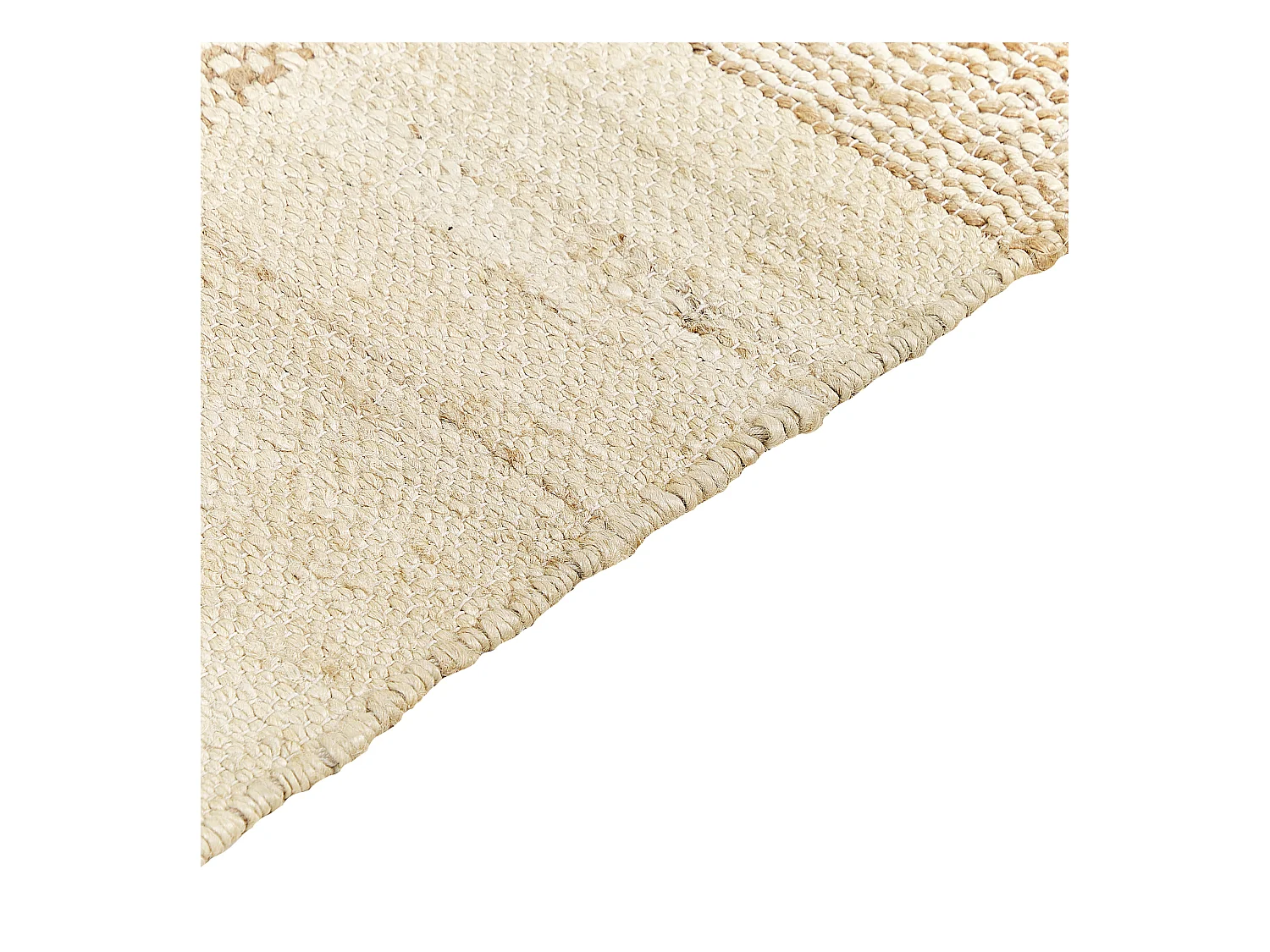 Alfombra HAMZALAR 140 x 200 cm Yute Beige