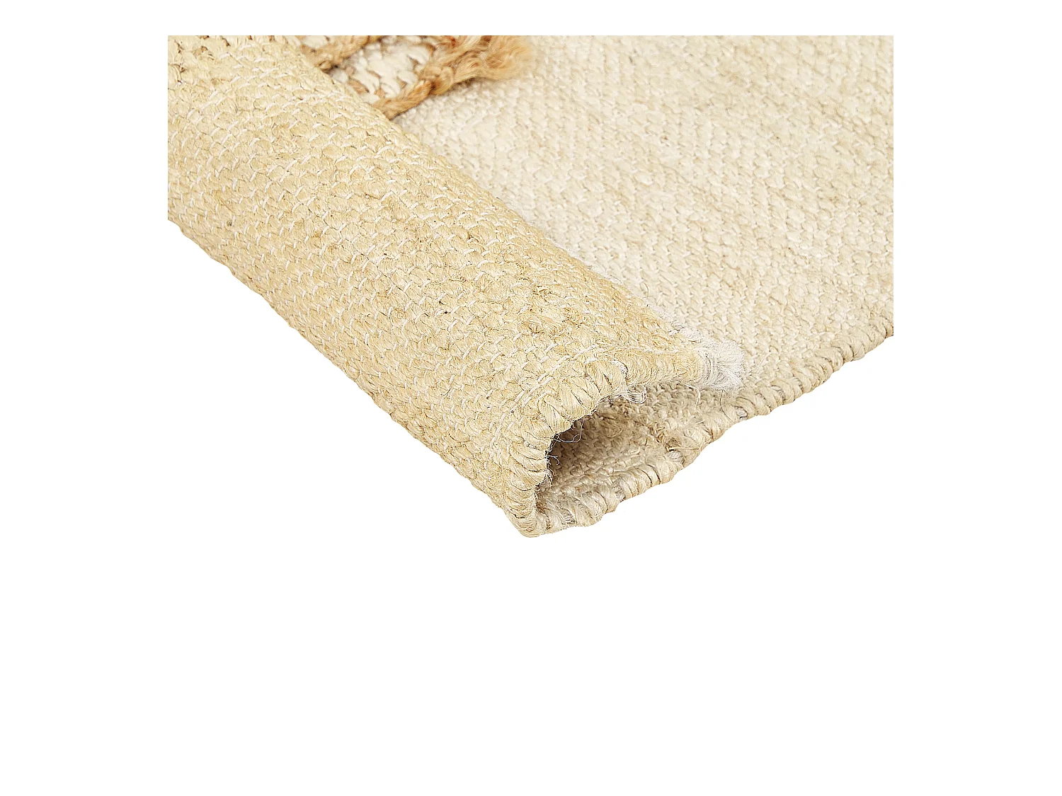 Alfombra HAMZALAR 140 x 200 cm Yute Beige