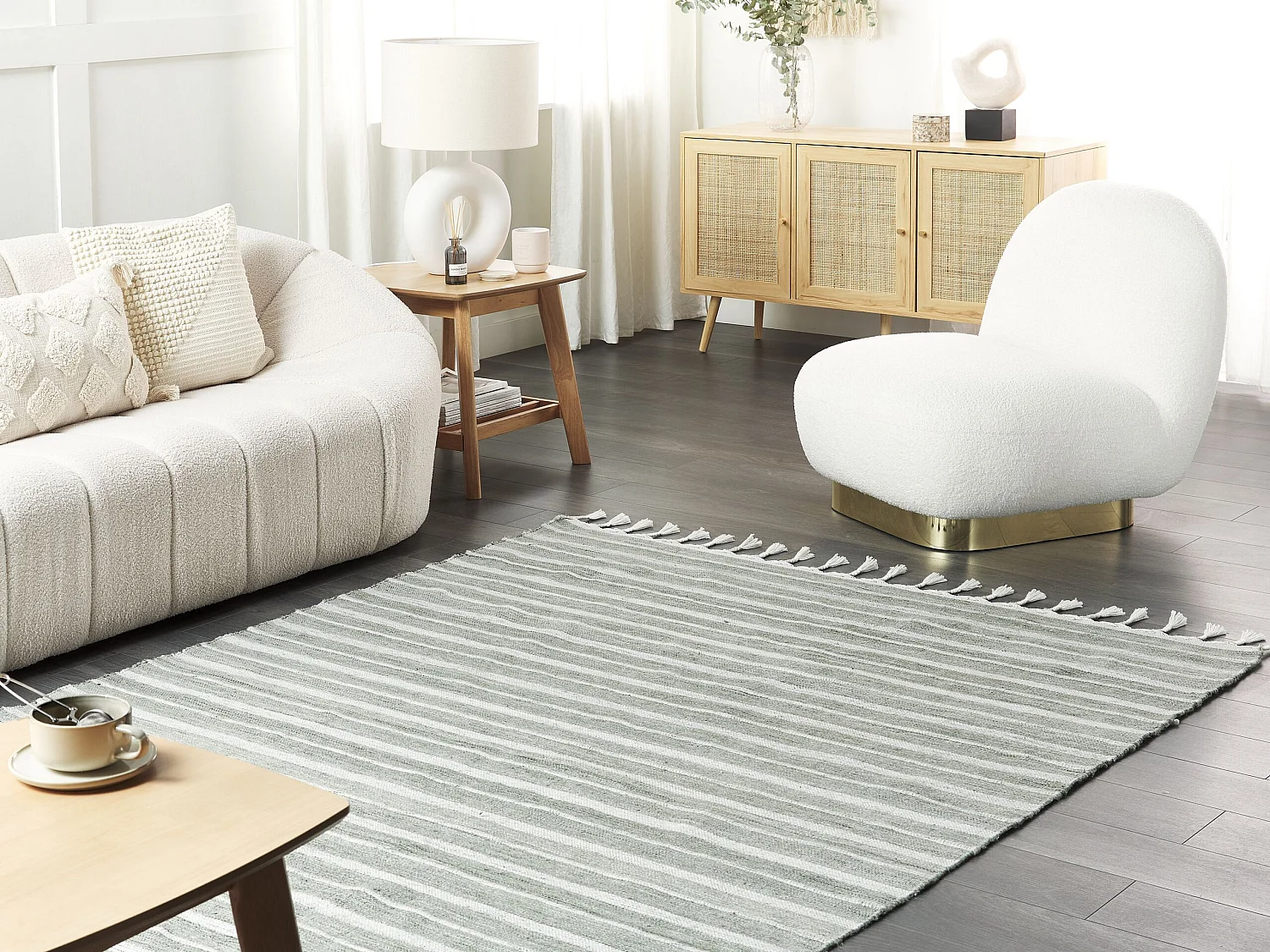 Tapis vert 160 x 230 cm BADEMLI