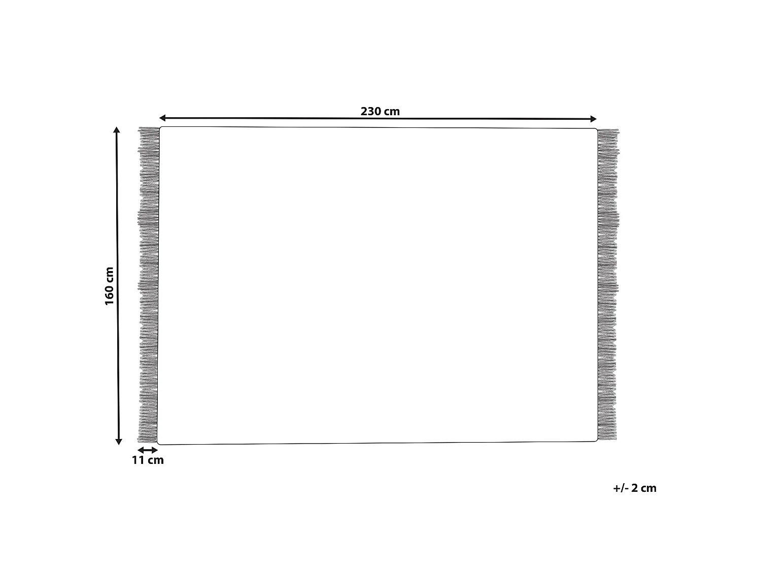 Gulvtæppe YAZLIK Beige 160 x 230 cm Uld