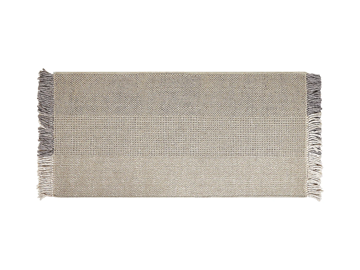 Vloerkleed wol grijs 80 x 150 cm TEKELER