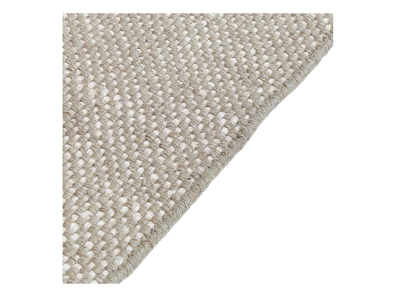 Vloerkleed wol grijs 80 x 150 cm TEKELER