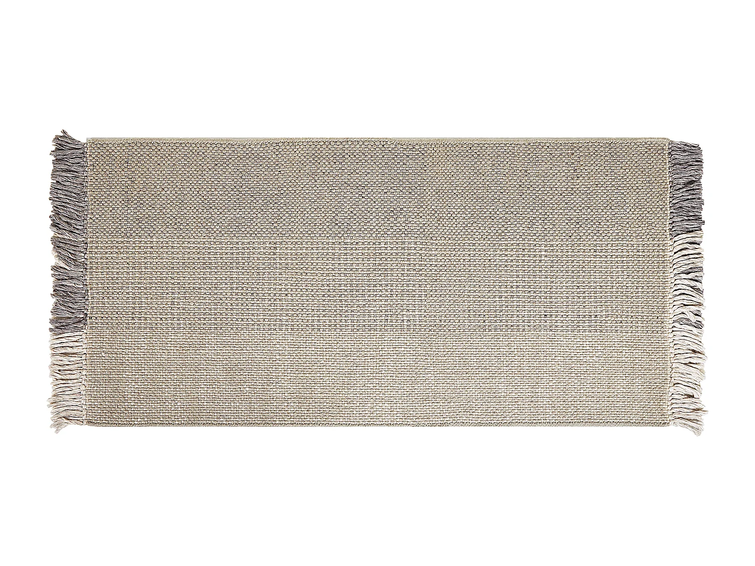 Alfombra de lana gris claro 80 x 150 cm TEKELER