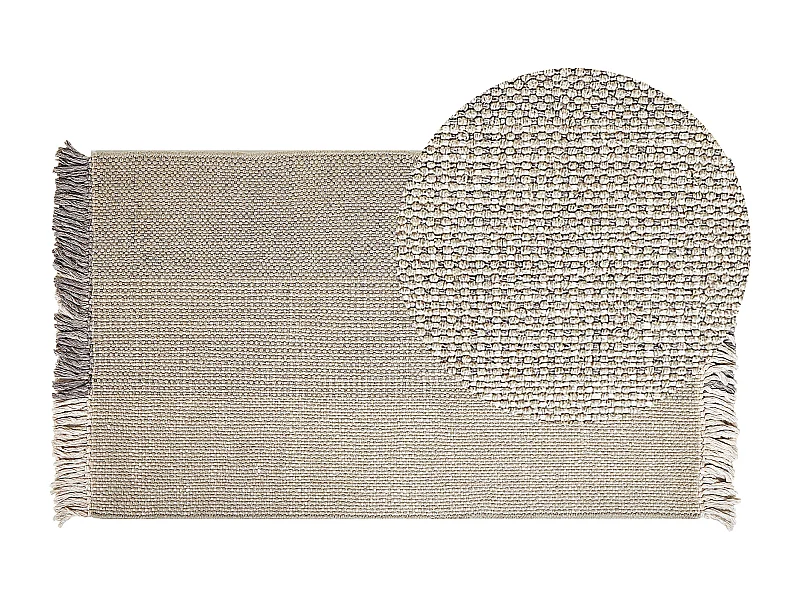 Tapis TEKELER Gris 80 x 150 cm Laine