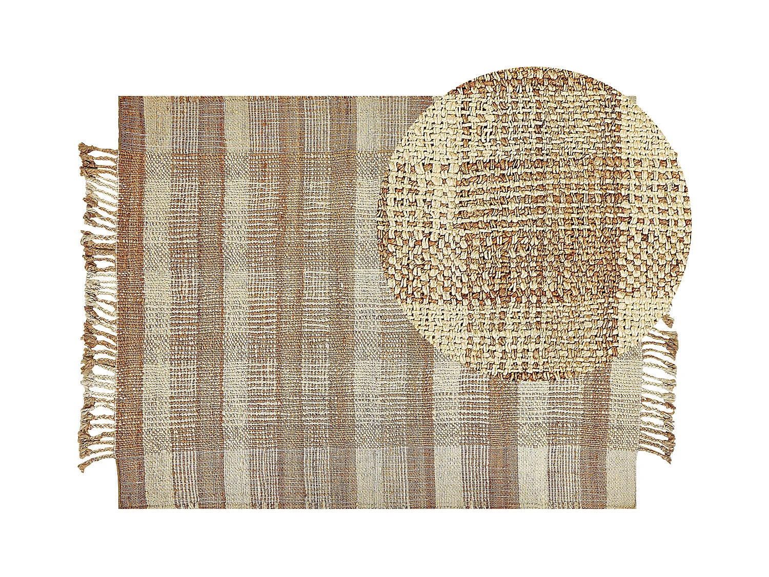 Tapis BERISSA Beige 140 x 200 cm Jute