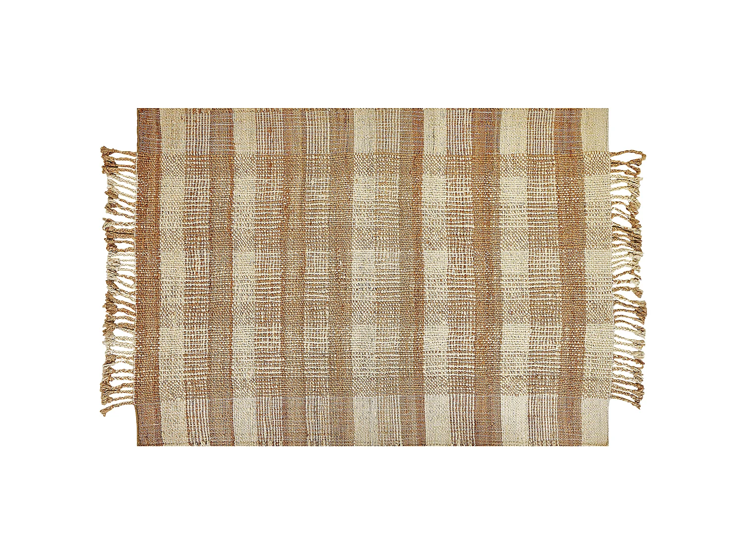 Teppich BERISSA 140 x 200 cm Jute Beige