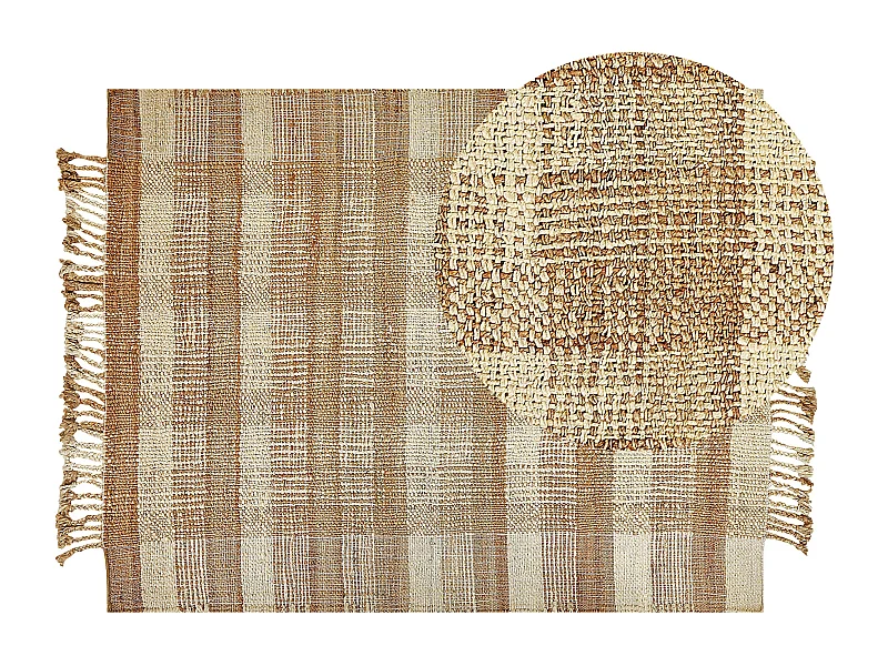 Tapis BERISSA Beige 140 x 200 cm Jute
