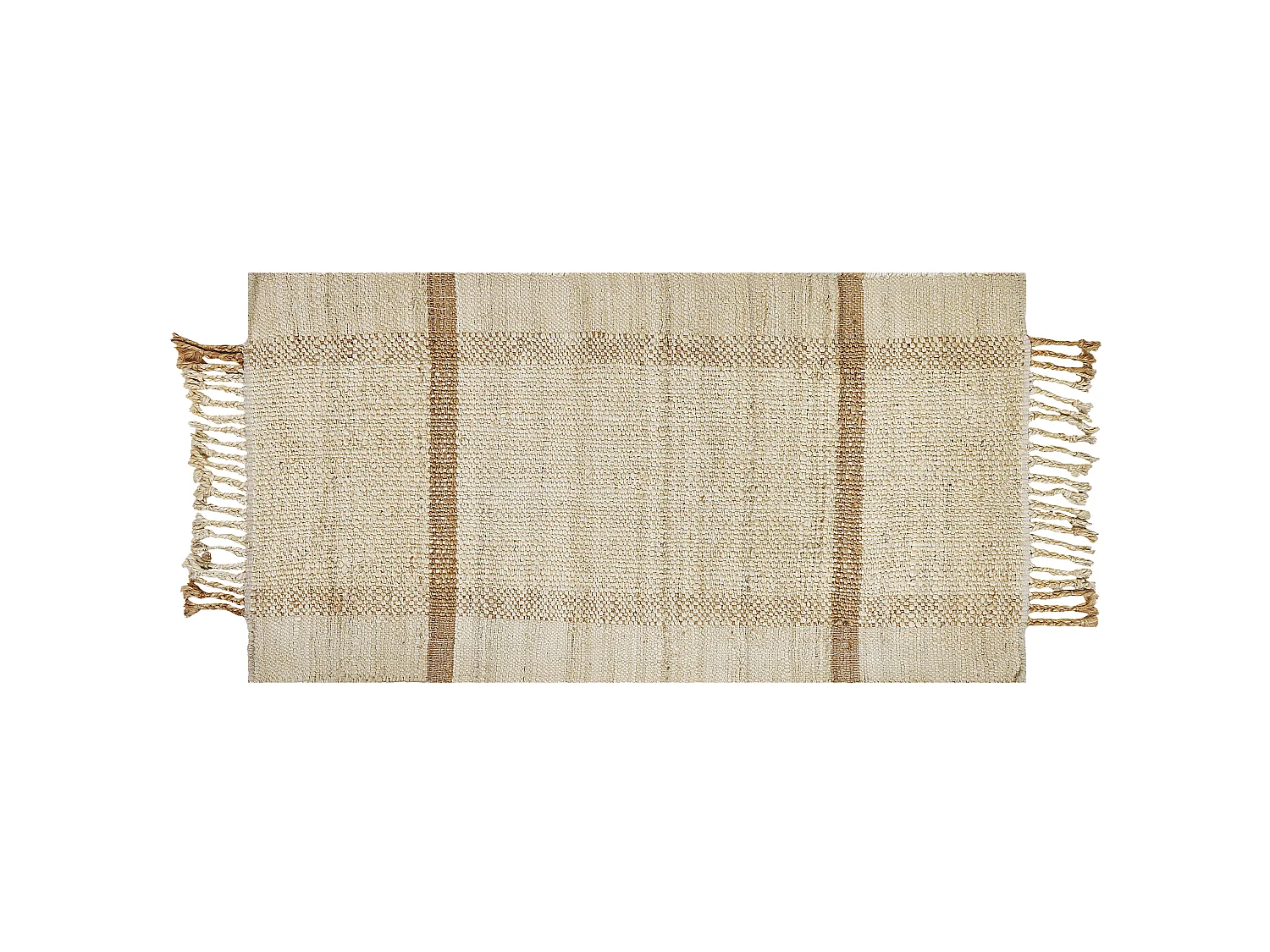 Tapis YELMEZ 80 x 150 cm Jute Beige