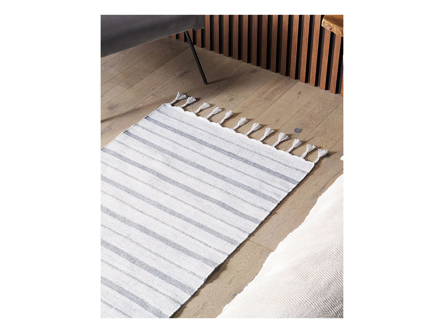 Dywan 80 x 150 cm złamana biel BADEMLI