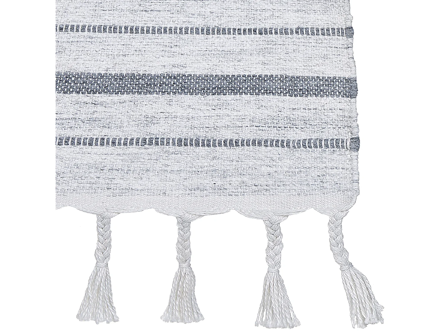 Tapete branco 80 x 150 cm BADEMLI