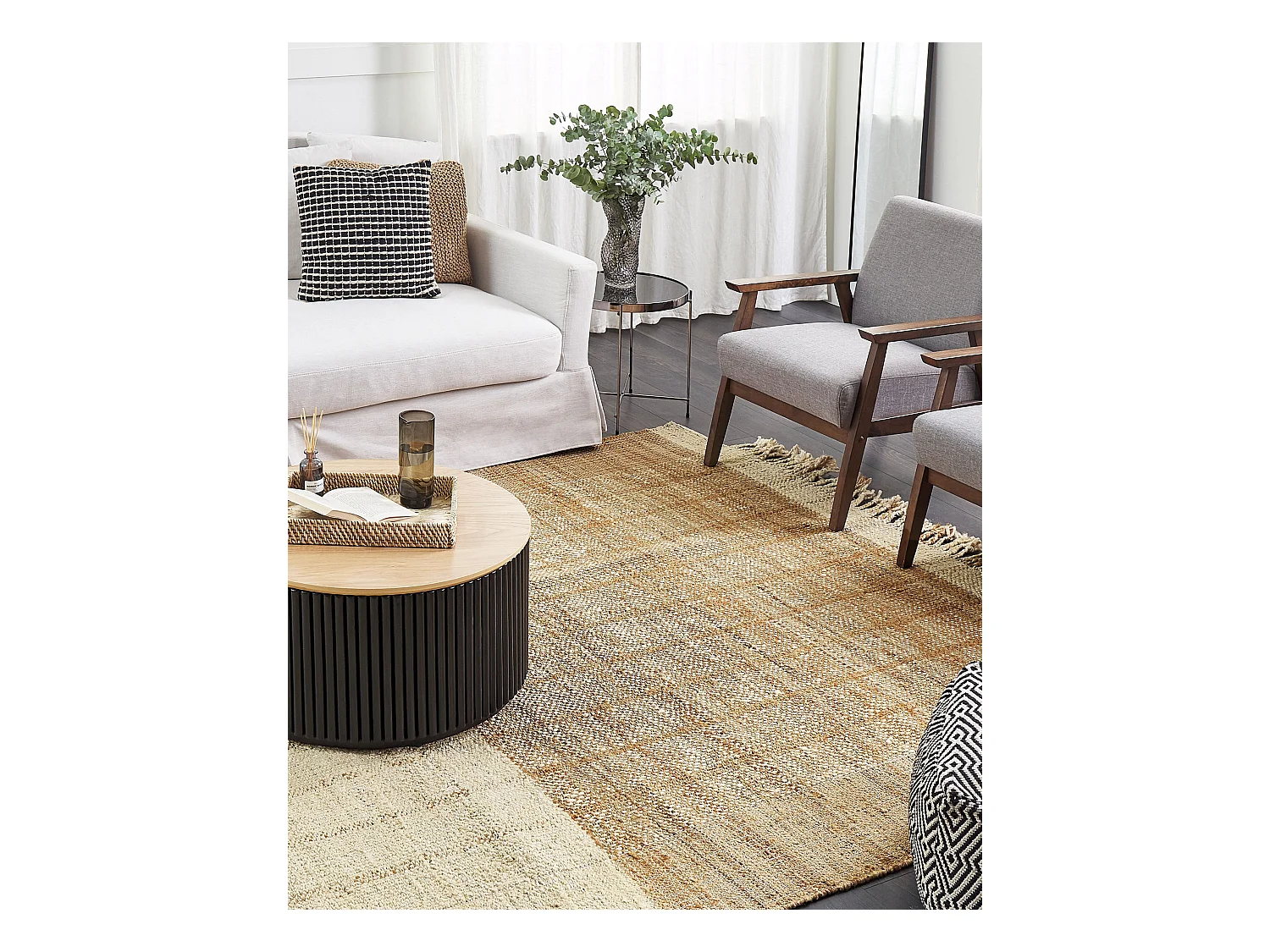 Tapis KARKIN Beige 200 x 300 cm Jute