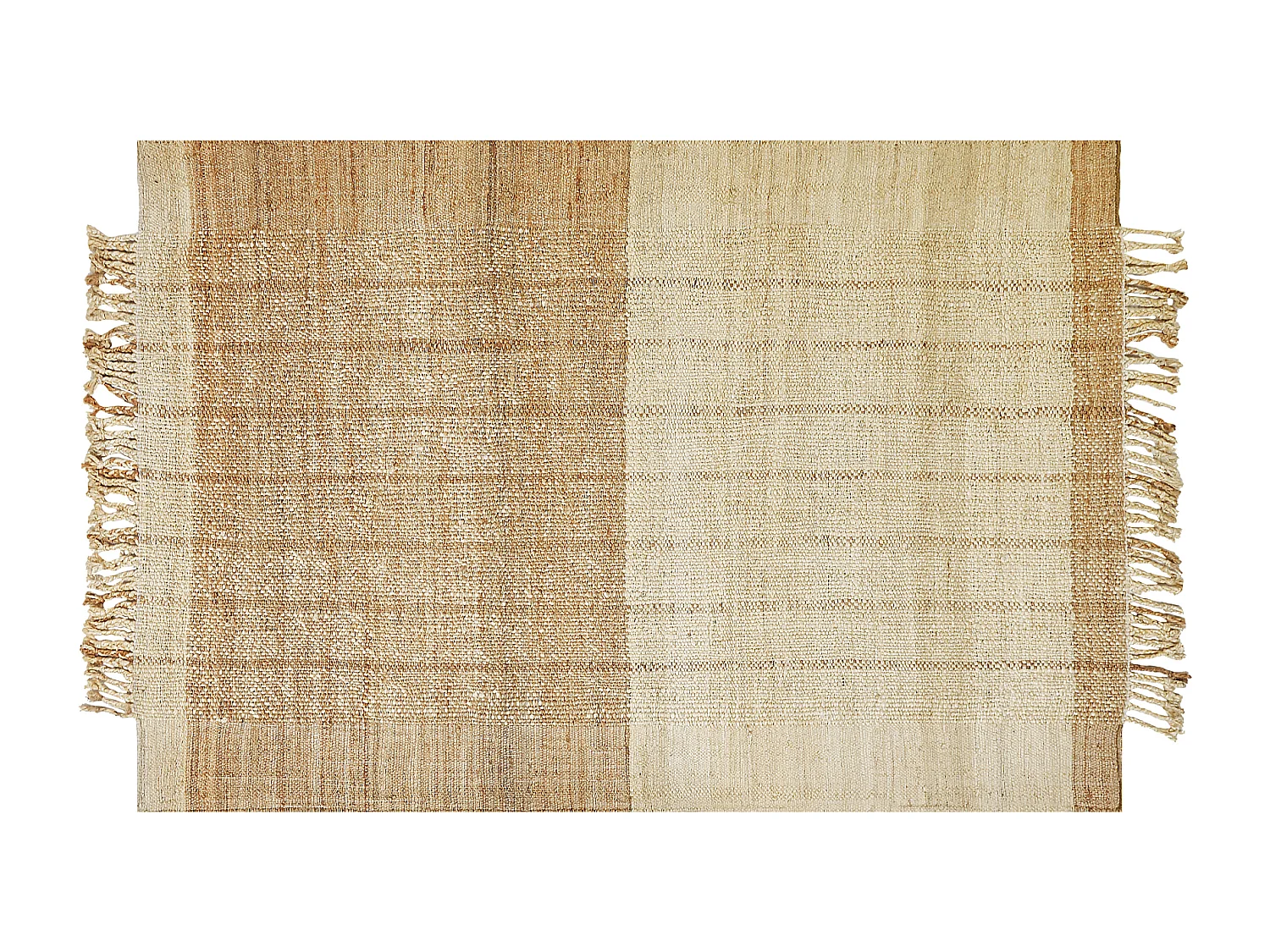 Vloerkleed KARKIN 200 x 300 cm Jute Beige