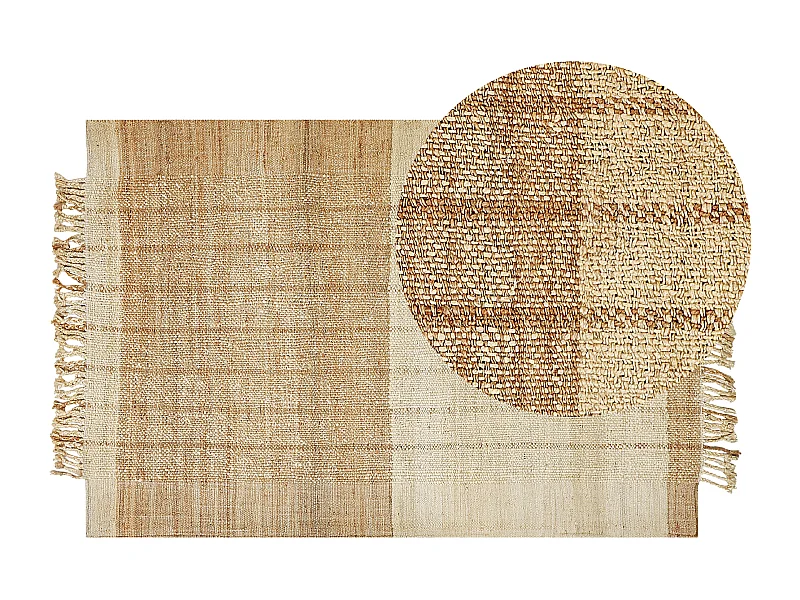 Tapis KARKIN Beige 200 x 300 cm Jute