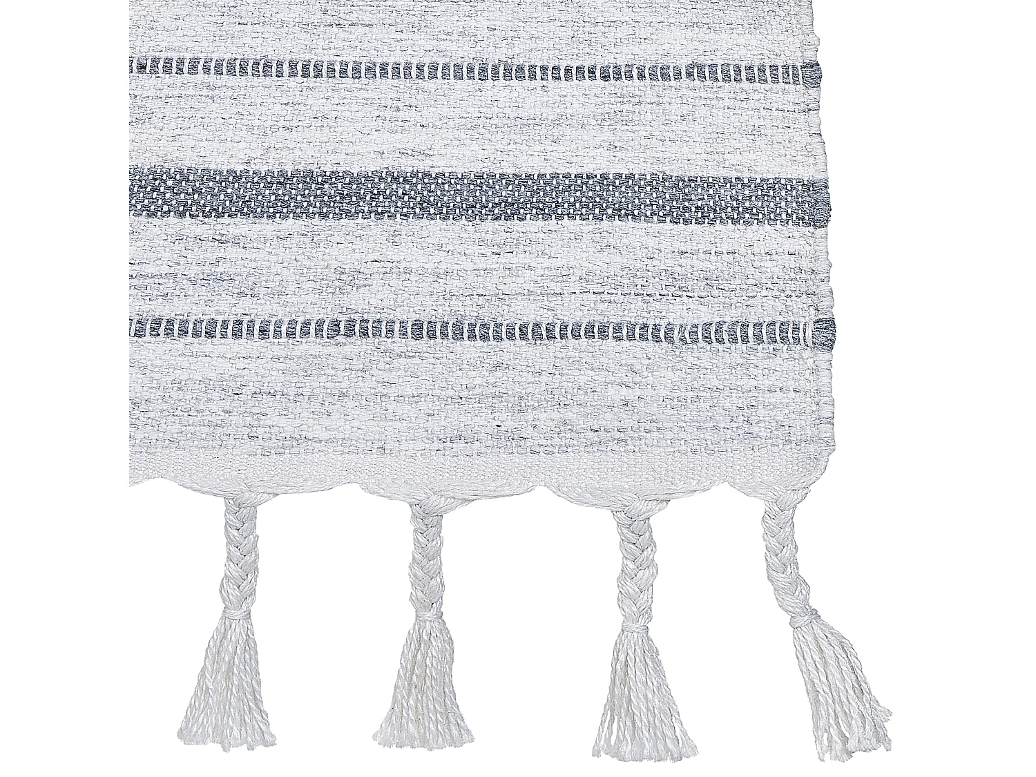 Tapis BADEMLI Blanc cassé 140 x 200 cm