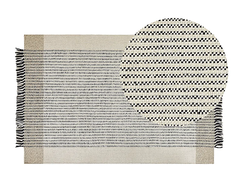 Tapis DIVARLI Beige 200 x 300 cm Laine