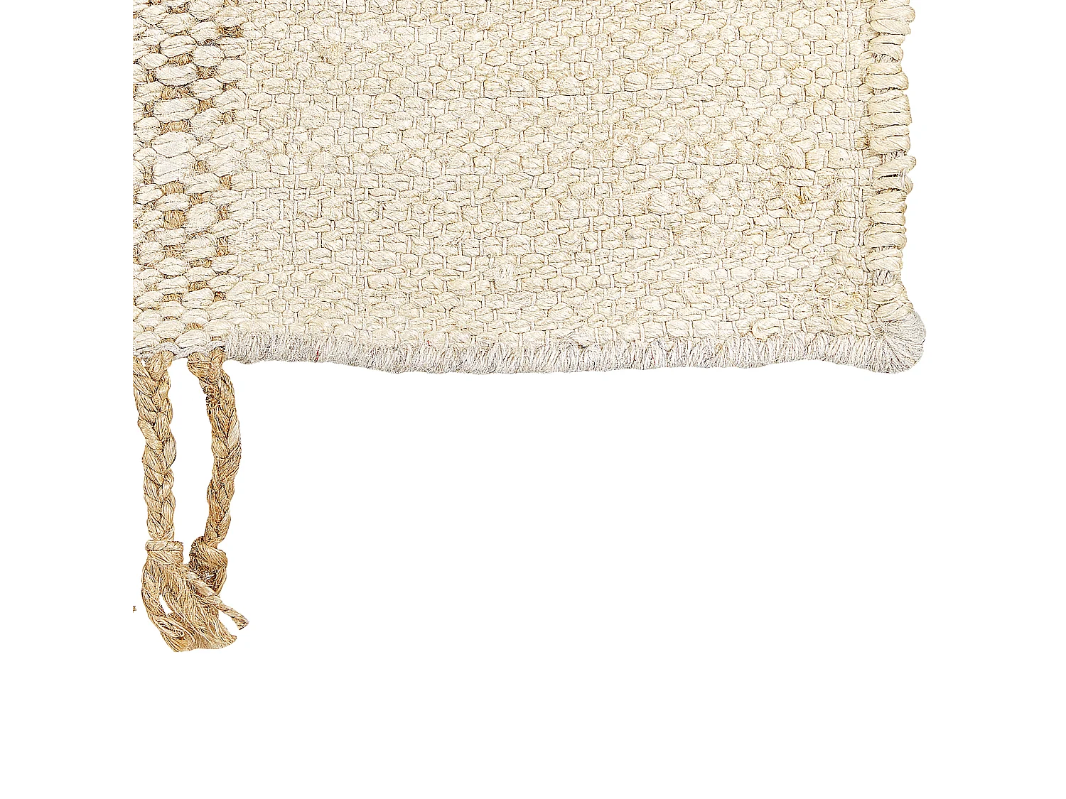 Dywan z juty 80 x 150 cm beżowy HAMZALAR