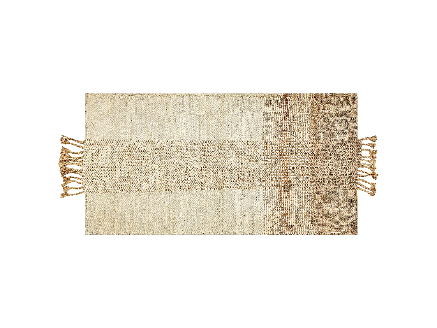 Rug HAMZALAR Beige 80 x 150 cm Jute