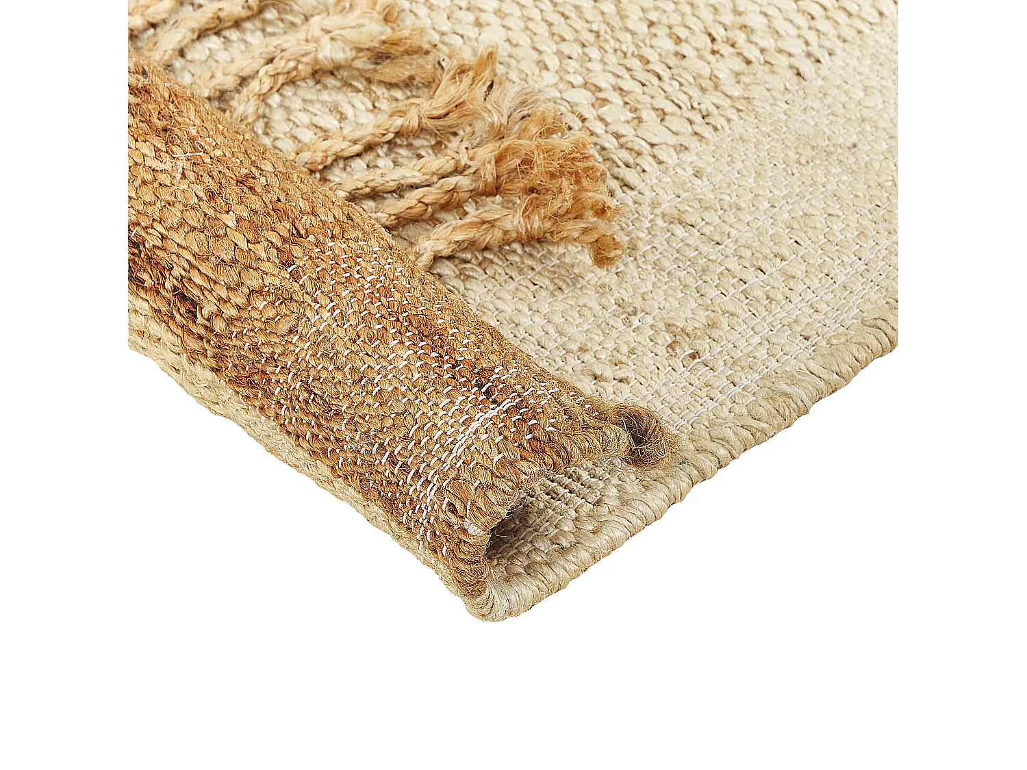 Tapete DEDEMLI 80 x 150 cm Juta Creme