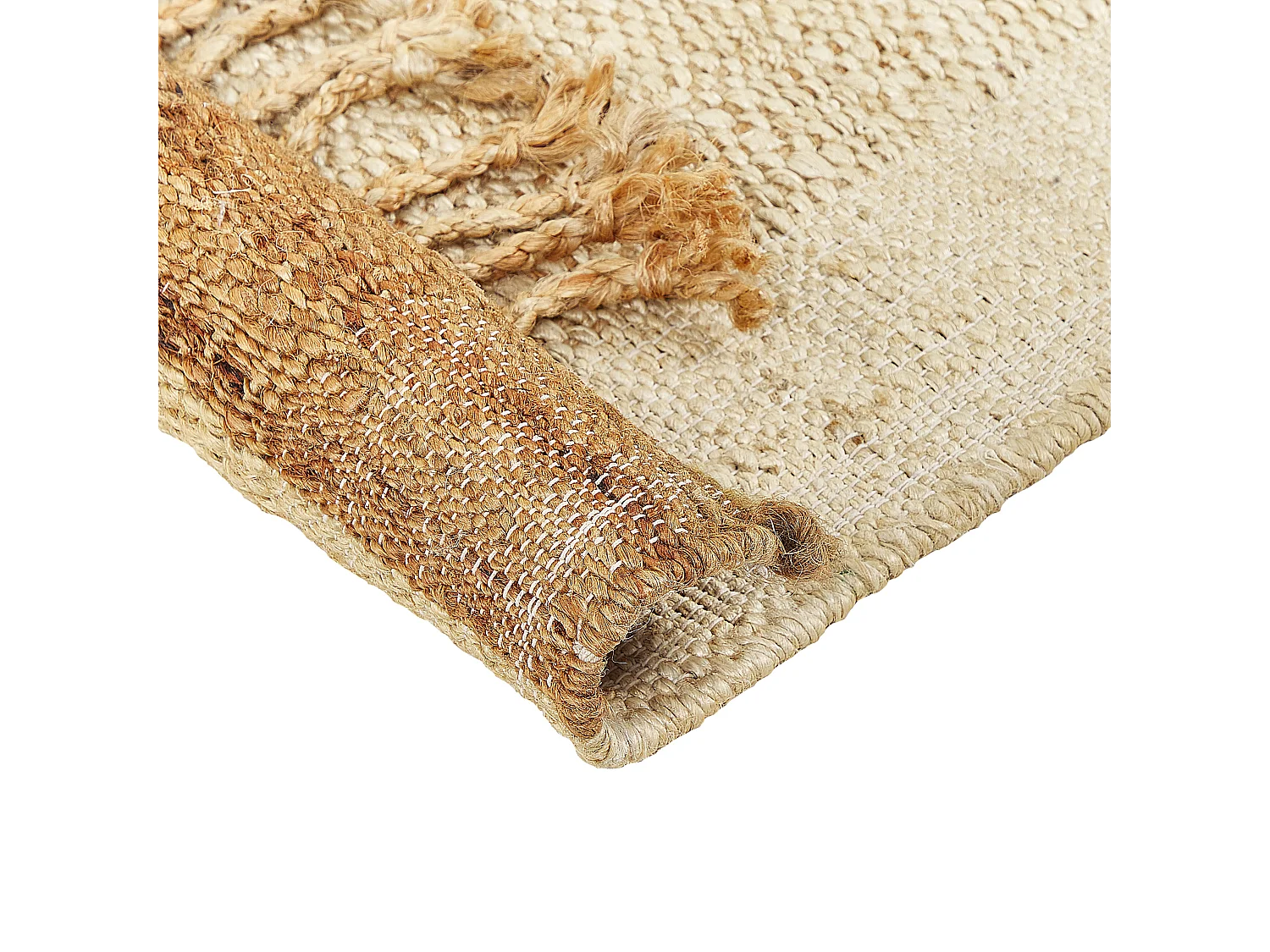 Dywan z juty 80 x 150 cm beżowy DEDEMLI