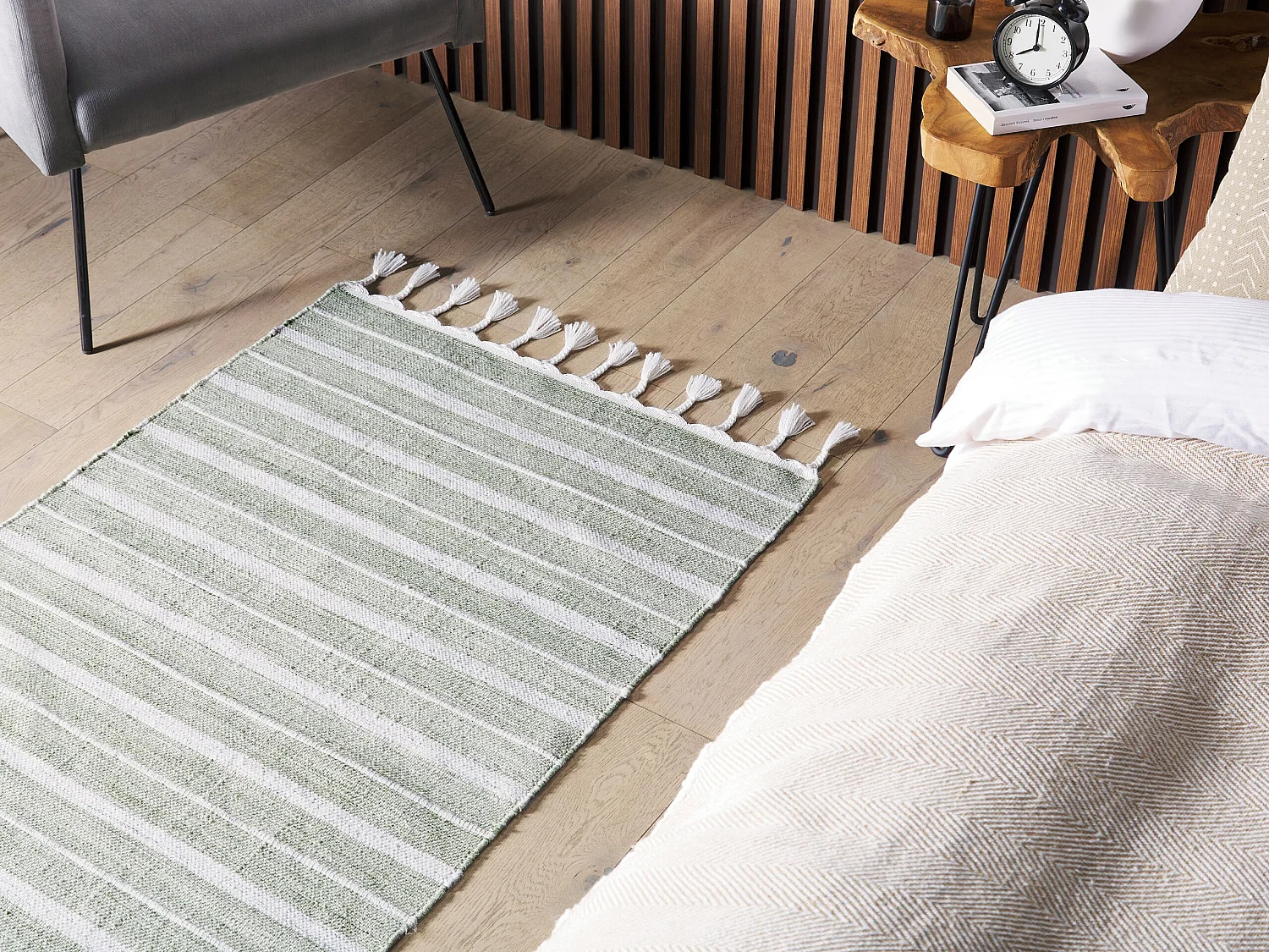 Tapis vert 80 x 150 cm BADEMLI